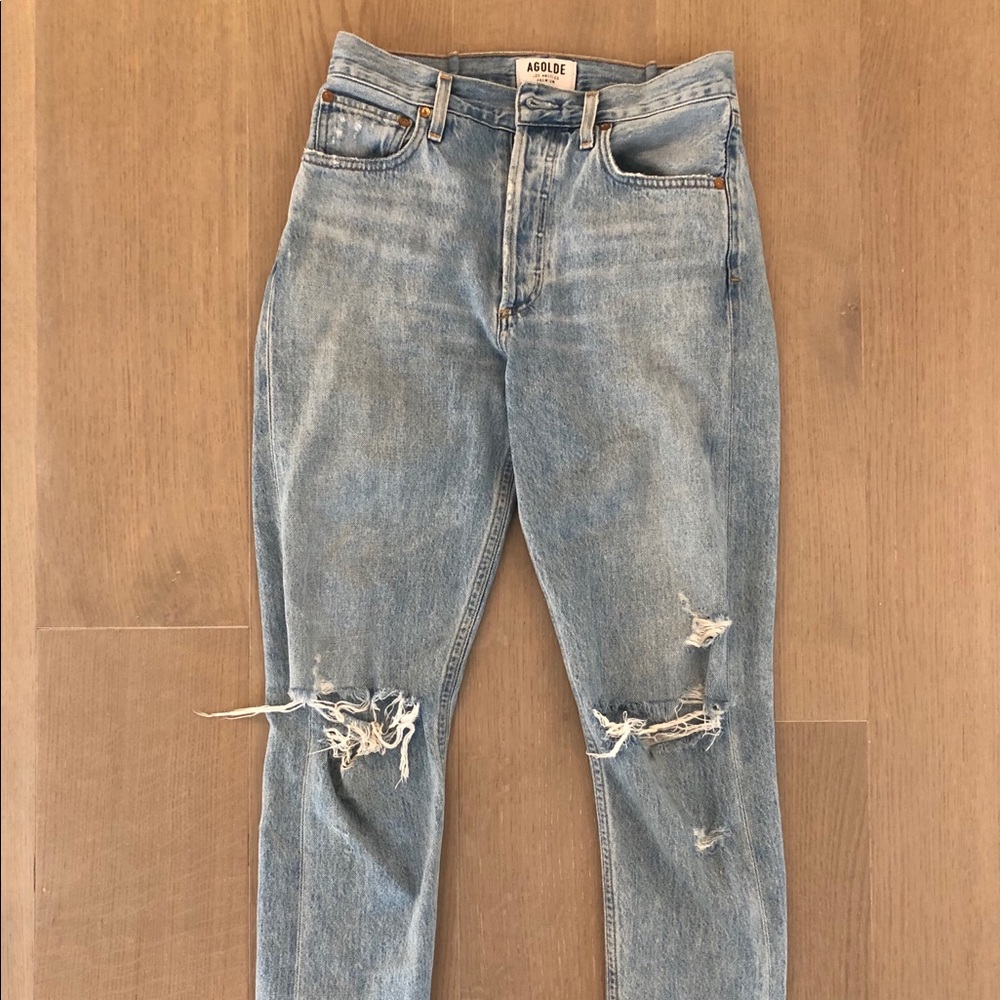 Agolde Jamie Hi Rise Classic Jeans in Shakedown